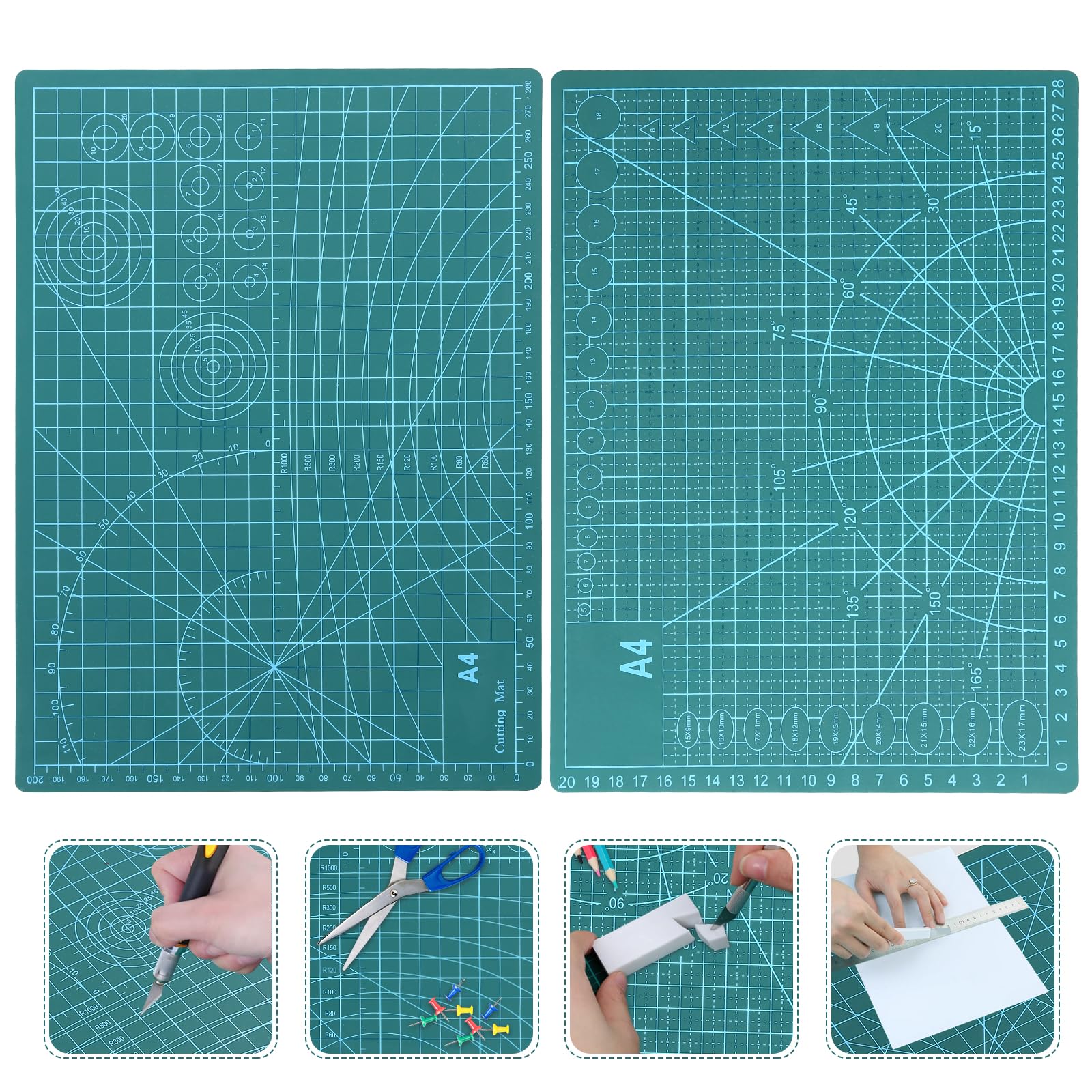 Tapis De Découpe (PRO Noir-Vert) - A1 (60x90cm