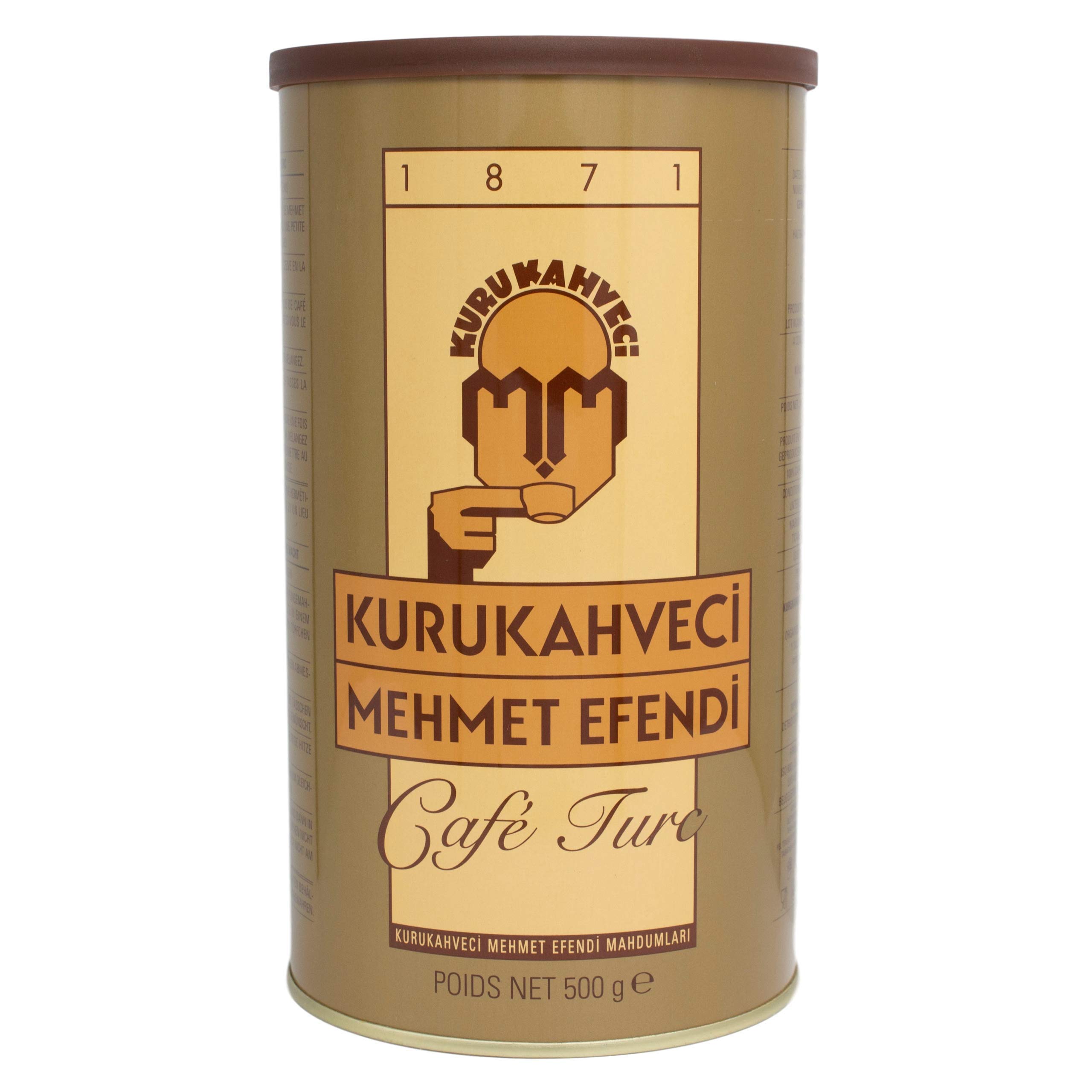 Kurukahveci Mehmet Efendi - Delikatna turecka kawa mokka mielona w zestawie 4 szt. po 500 g