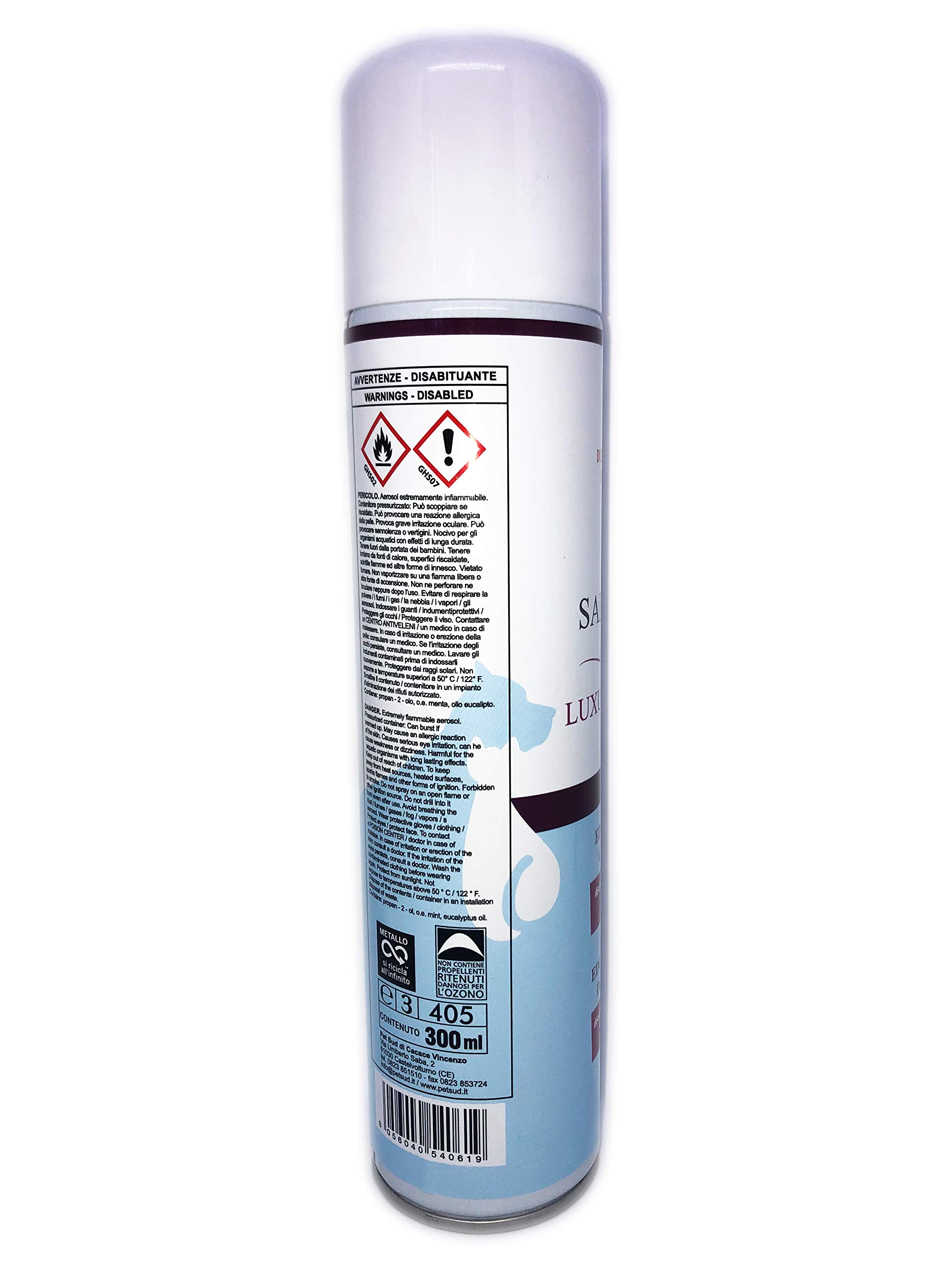 DISABITUANTE Luxury 300ML Repellente Cani Gatti ABITUA Il Cane Gatto A Non Fare BISOGNI in Un Luogo