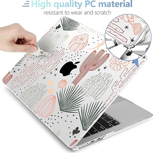 Miniatura 3 de MEEgoodo Funda para MacBook Air M4M3M2 de 15.3 pulgadas 2025 2024 2023, funda compatible con el modelo (A3241A3114A2941) para MacBook Air de 15