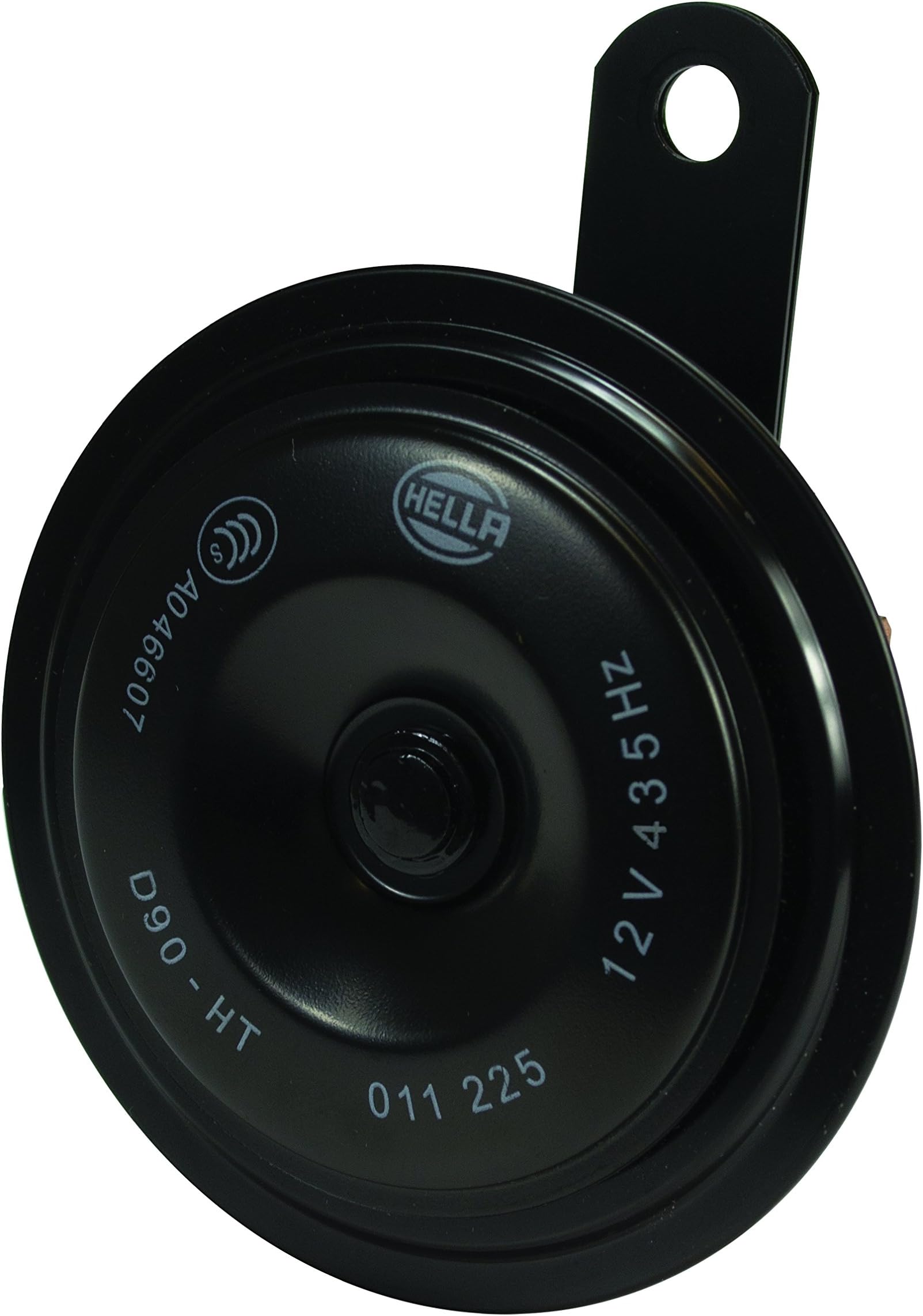 HELLA 012588071 Black 92mm 12V Disc Horn (Ht Universal Fit-Single Blister Pack)