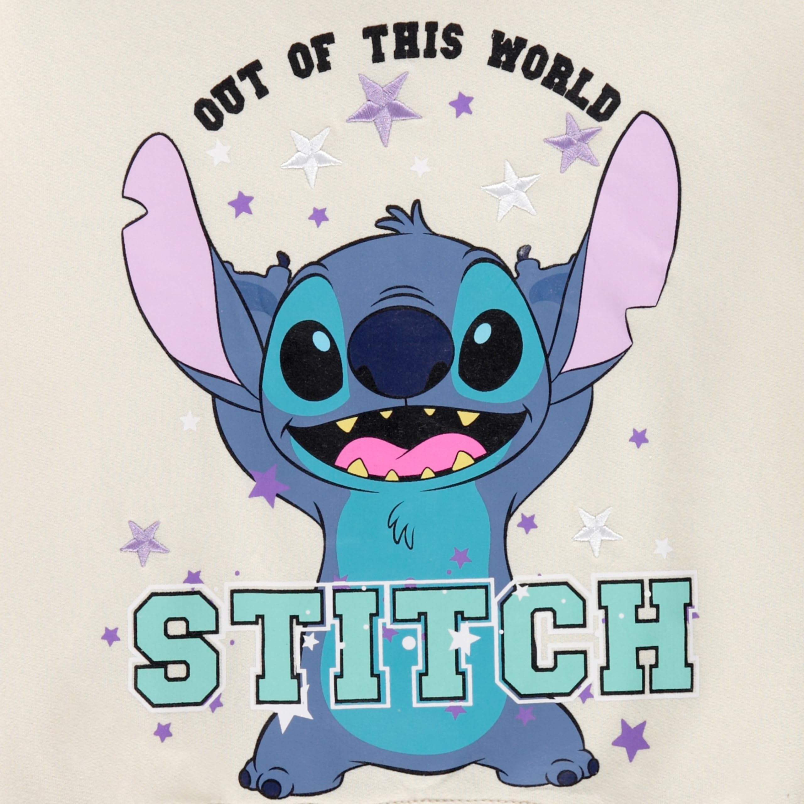 Disney Lilo & Stitch - Set di abbigliamento da ragazza con cappuccio e pantaloni da jogging, 2 pezzi, taglie 4-16