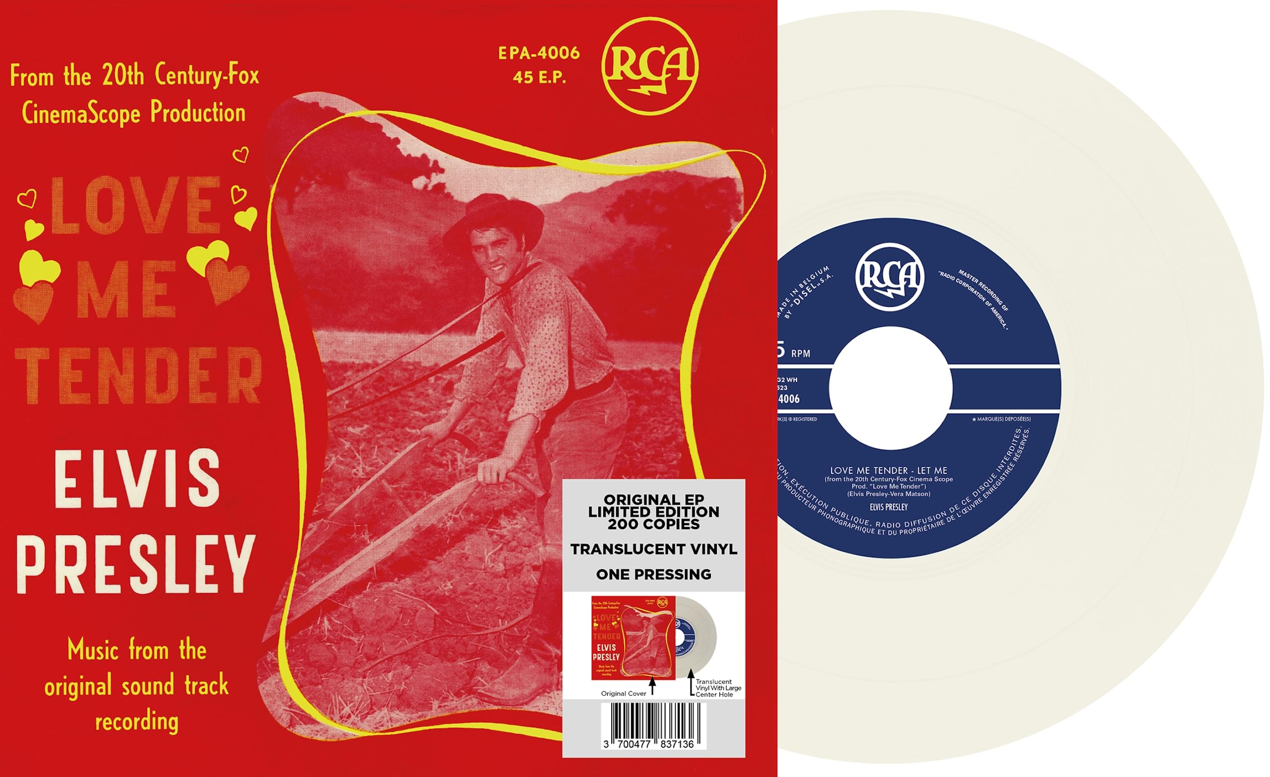 LOVE ME TENDER (TRANSLUCENT VINYL) [VINYL]