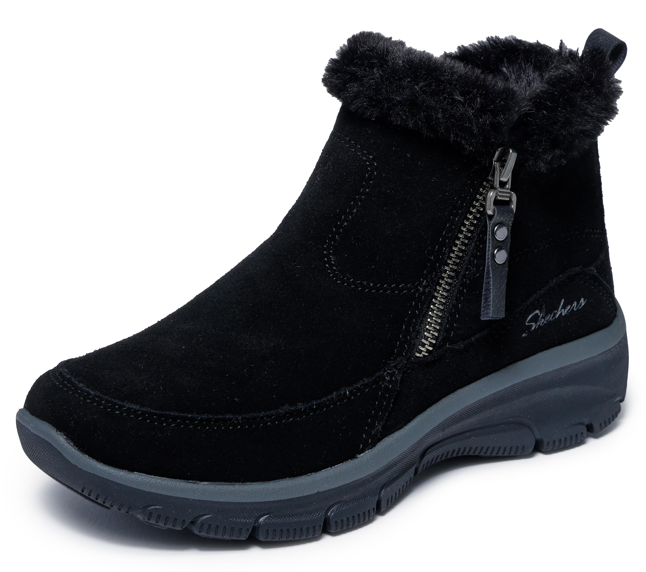 Skechers Womens Easy Going Cool Zip Boots