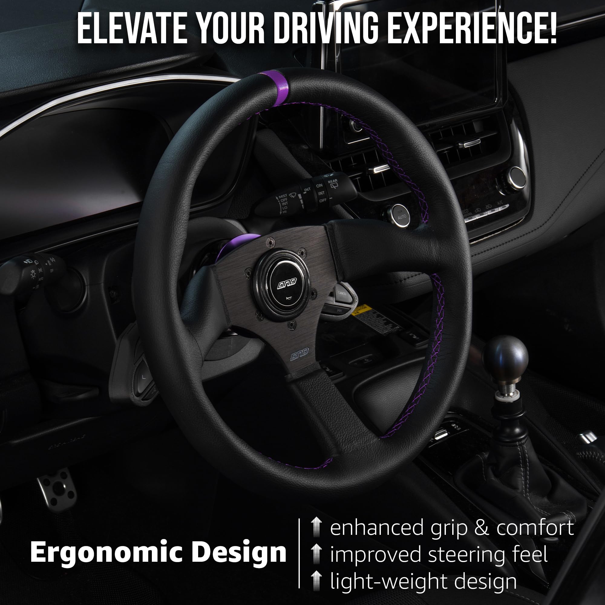 Amazon.com: DND Performance Interior's Leather Touring Steering