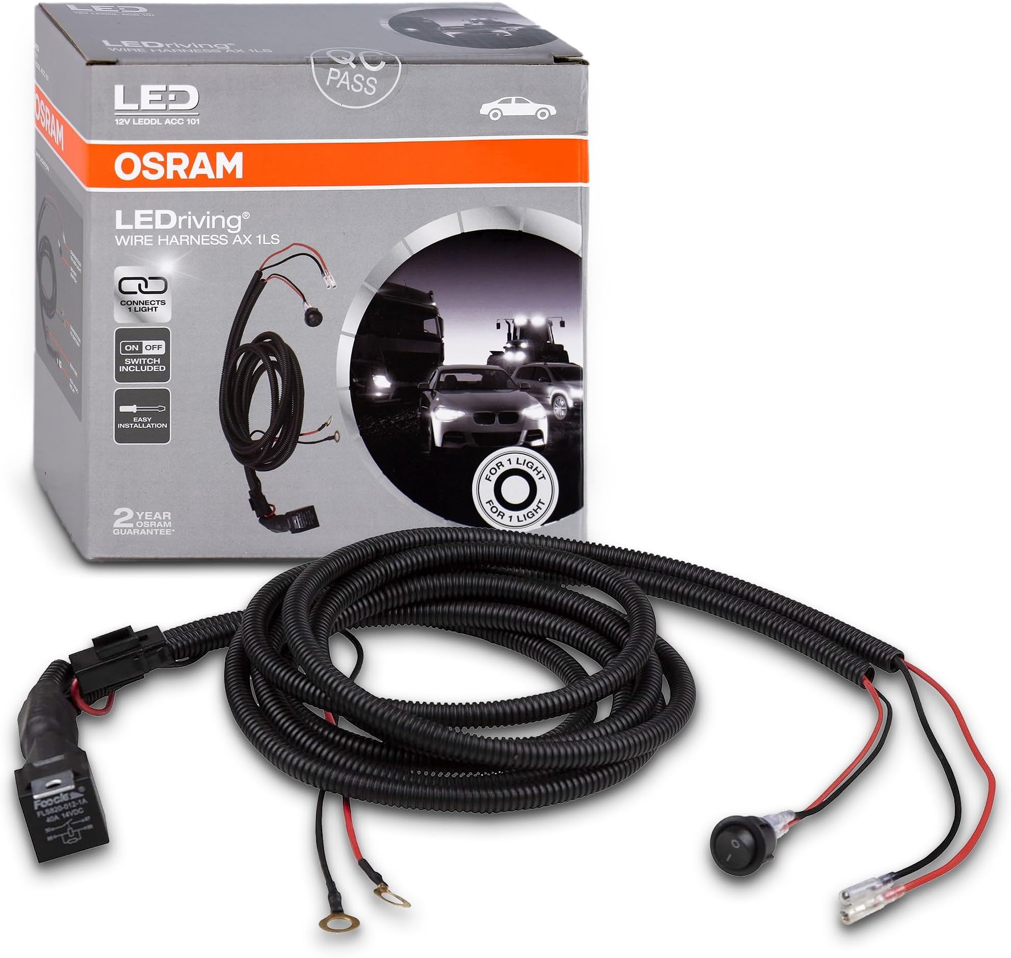 Osram LEDriving AX 1LS Wiring Harness for Light Strips