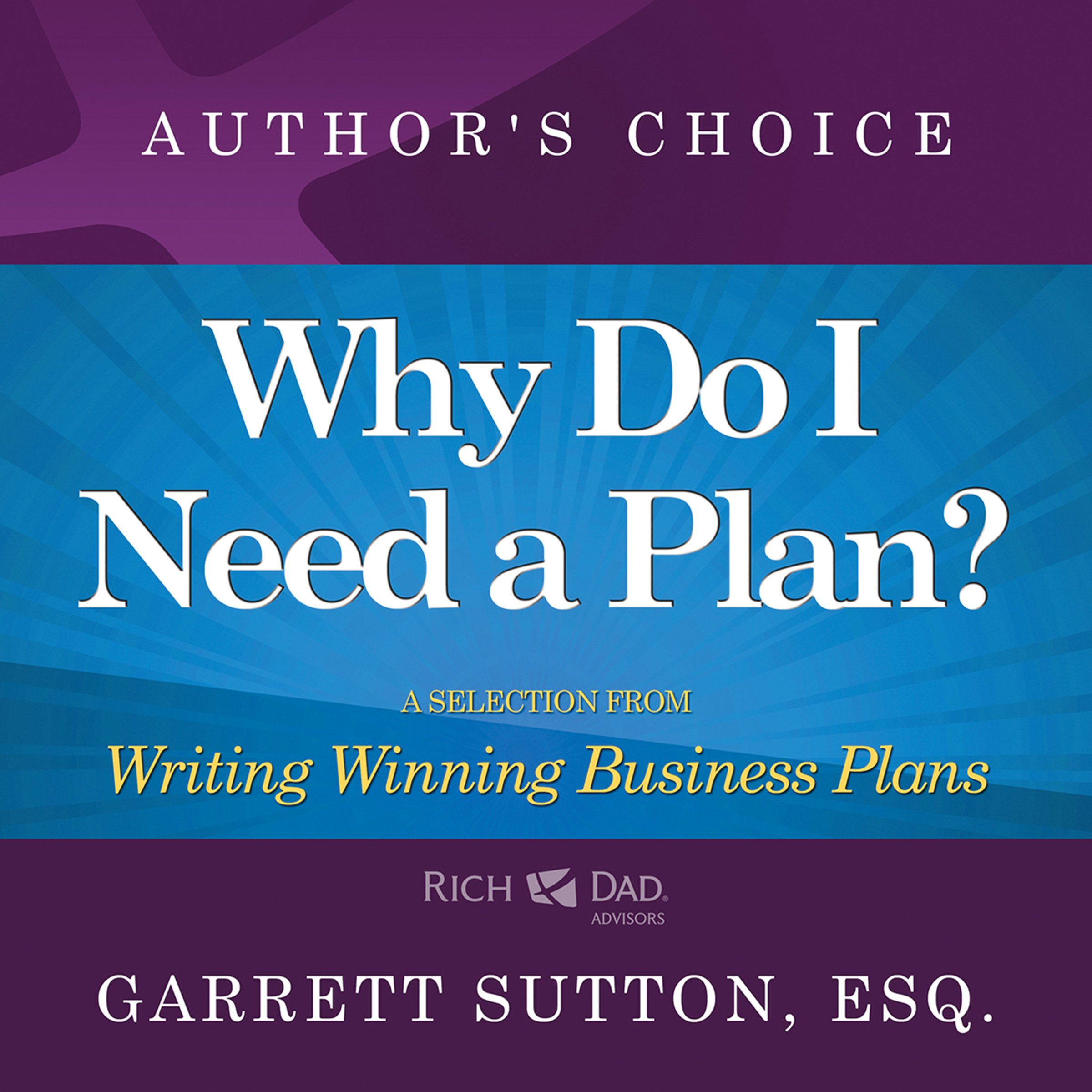 Cover art for Why Do I Need a Plan?