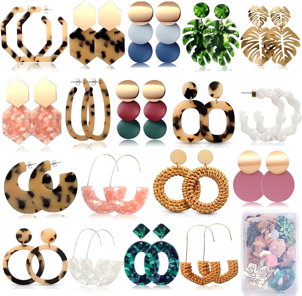 Resin Earrings on Clearance