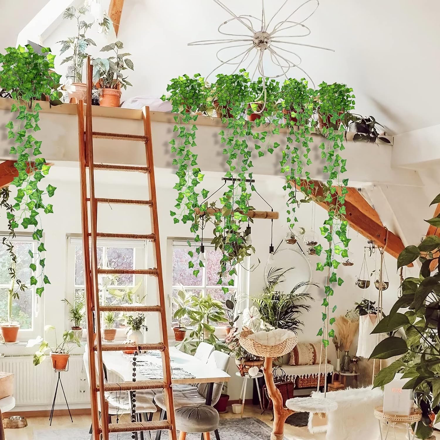 Fake Leaves, Artificial Ivy Garland, Hanging Vines - Vine Plants