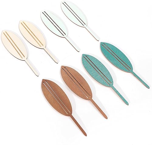 Miniatura 7 de Boompa Decoración de madera para tartas – Exquisita decoración de pastel de cumpleaños con temática de surf – 8 piezas de decoración para cupcakes –