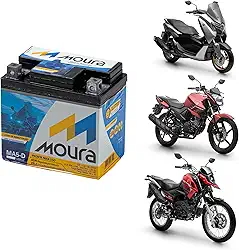Bateria Moura AGM Vrla Para Motocicletas Ma5-D 12V 5Ah - Polo Direito - Envio Já