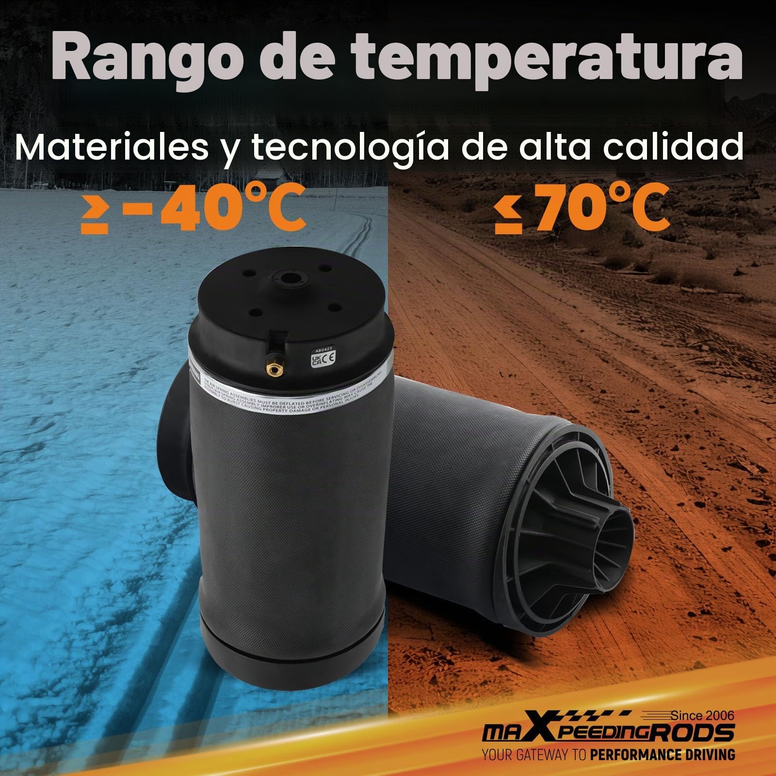 maXpeedingrods 2x Trasero Suspensión Neumática Bolsa De Aire para Mercedes R W251 V251 2006-20