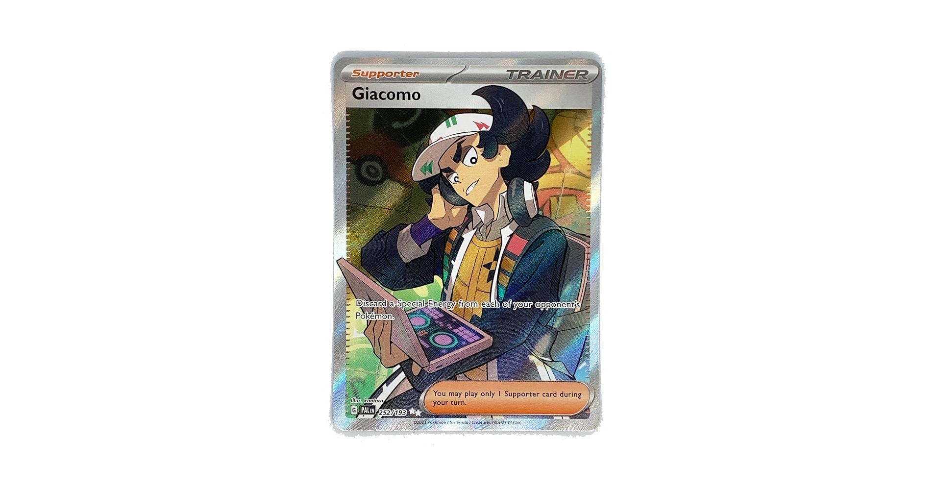 Amazon.com: Pokemon - Giacomo 252/193 - Paldea Evolved