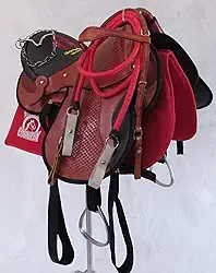 Sela Mangalarga M. Havana Com Aba Simples Passeio Completa Com Freio Inox + Acessórios