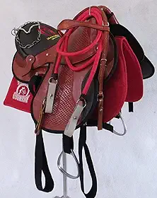 Sela Mangalarga M. Havana Com Aba Simples Passeio Completa Com Freio Inox + Acessórios