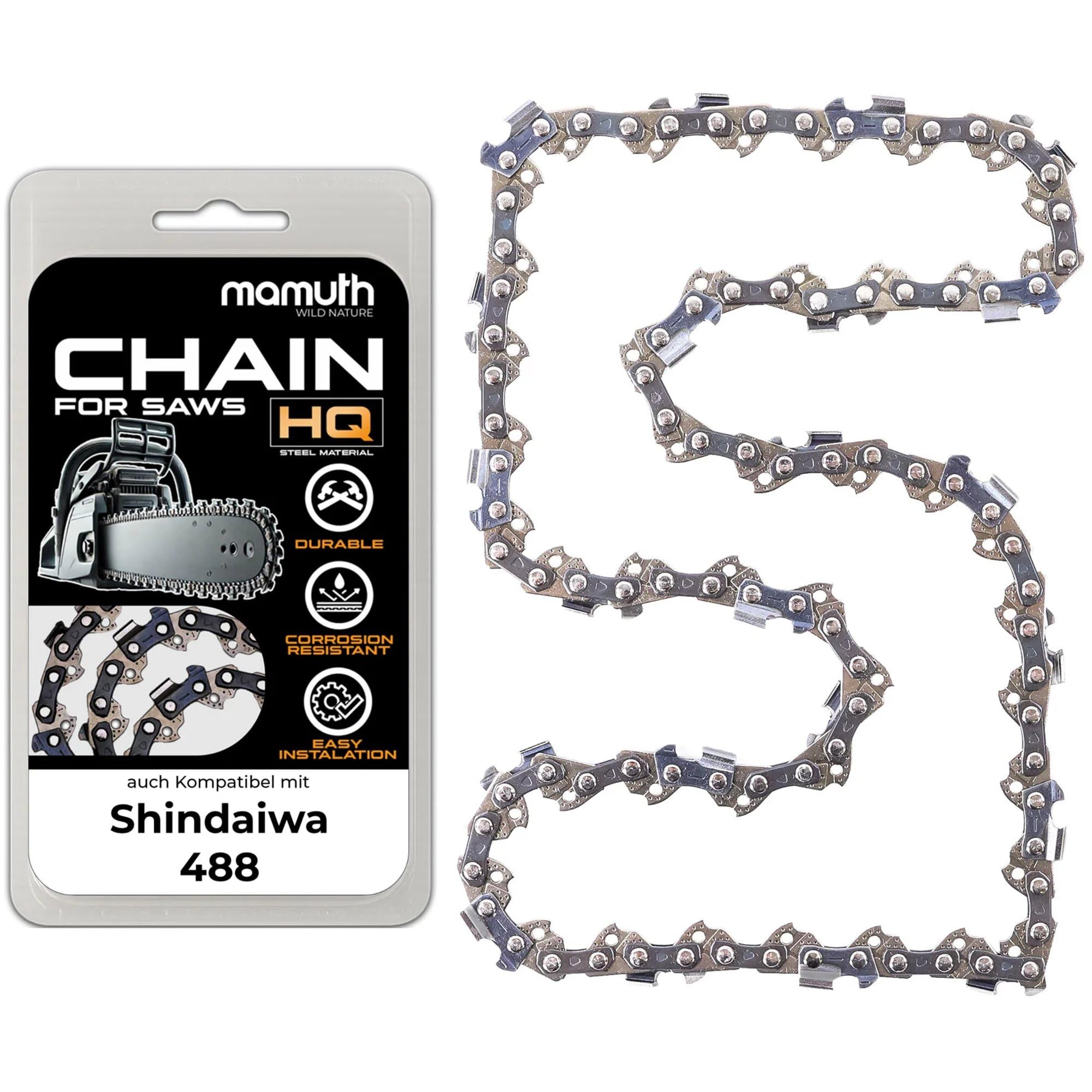Mamuth Wild Nature Saw Chain 40 Cm 1.5 Mm 0.325 Inch 66 Tg For Shindaiwa 488