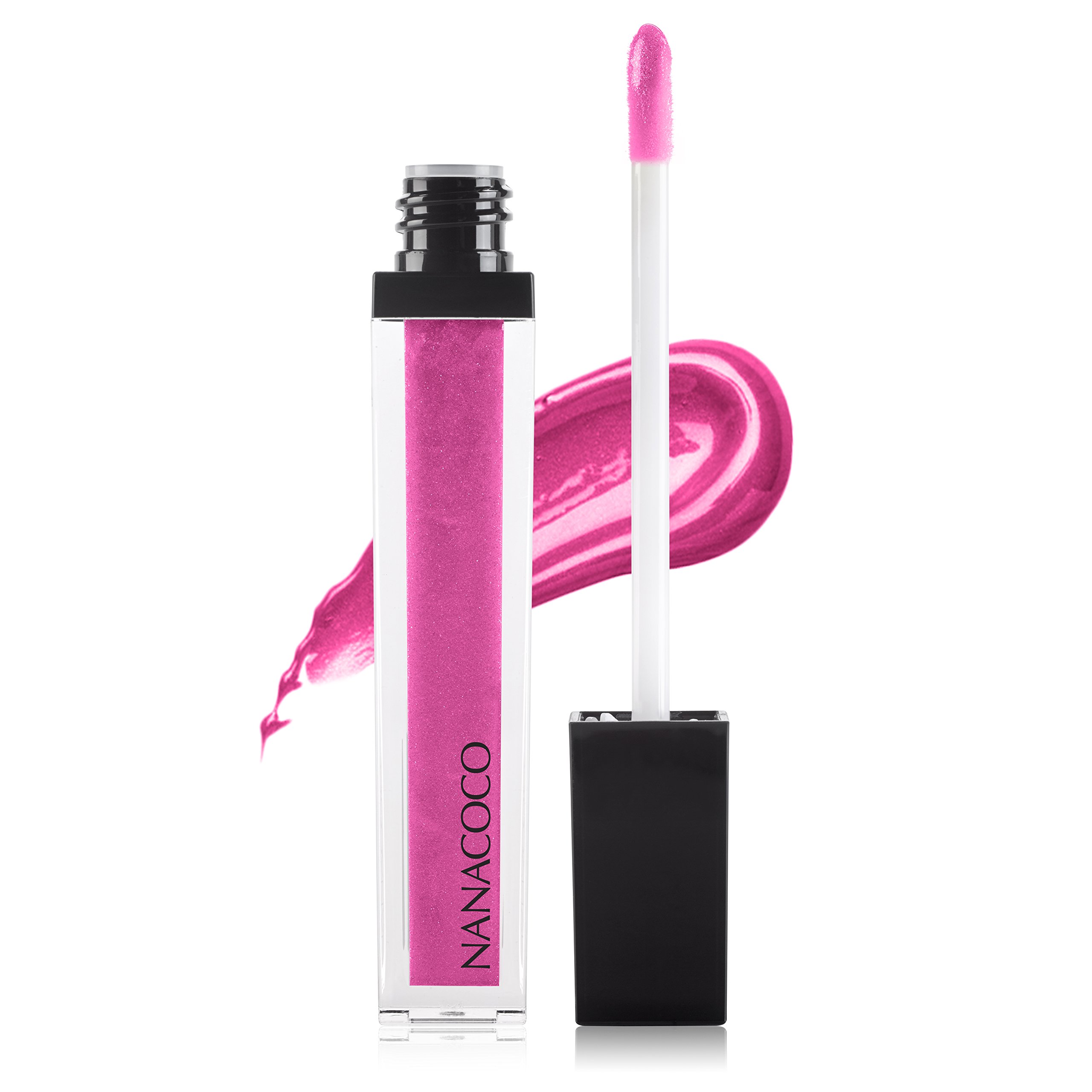 NANACOCONncc Mid-End Lip Gloss, Magenta, First Kiss