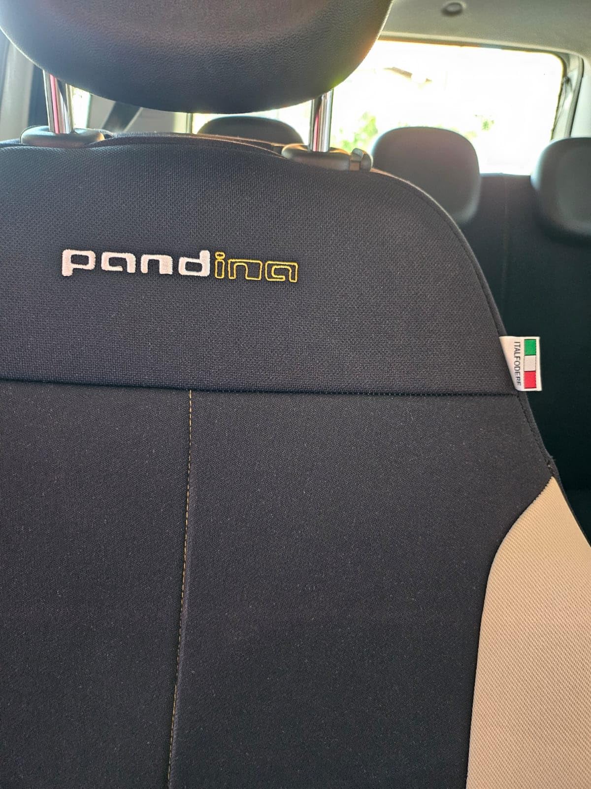 Italfodere Coprisedili Tessuto Compatibili Fiat Pandina 2024 Anteriori Posteriori Accessori Auto Interni Made in Italy