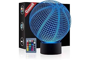 Gawell 3D LED Light Basketball Illusion Lamp