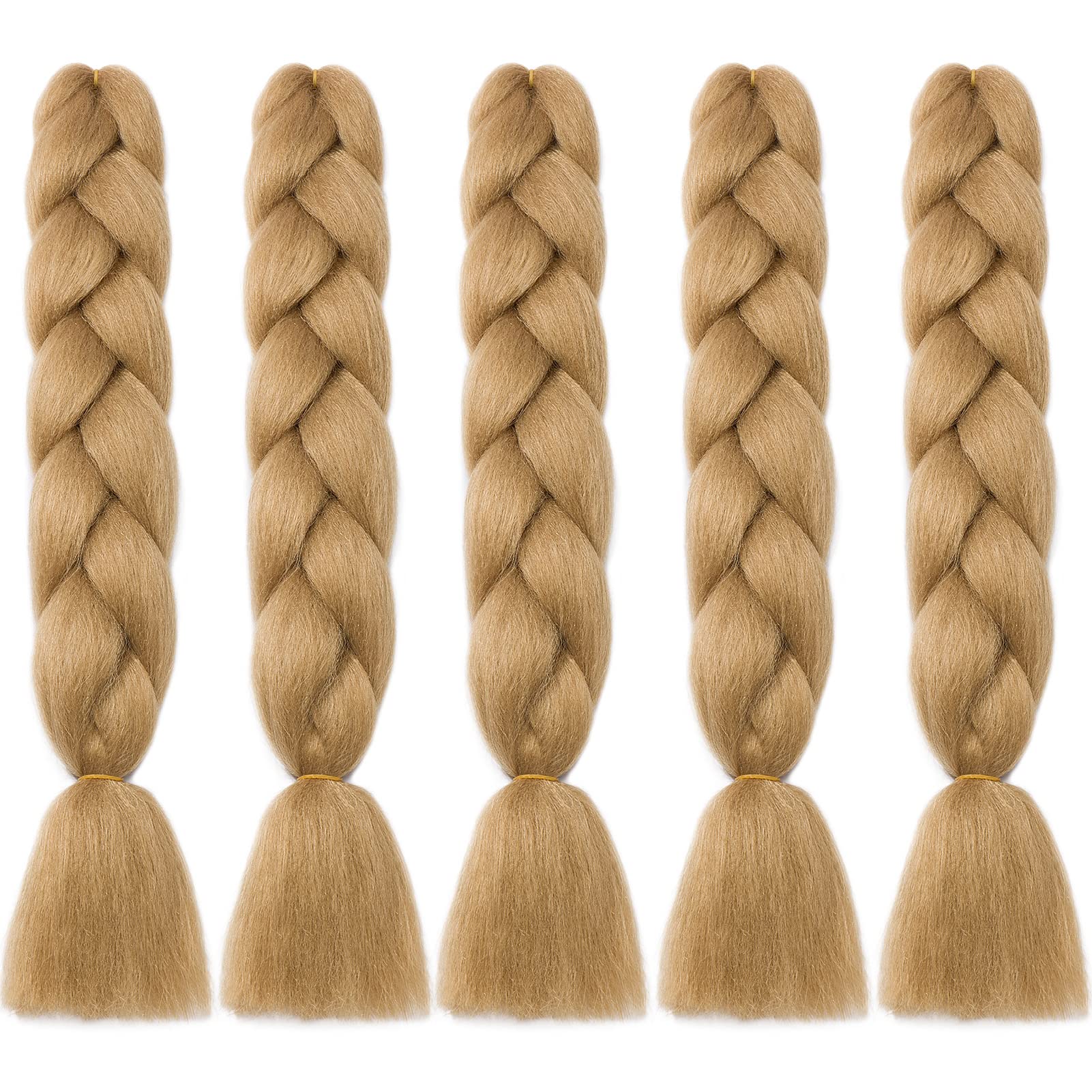 24inch Jumbo Braids Hair Extensions Ombre Braiding Hair Synthetic 3Pieces/lot Crochet Twist High Temperature African Box Braids, Sapphire Blue — view 77