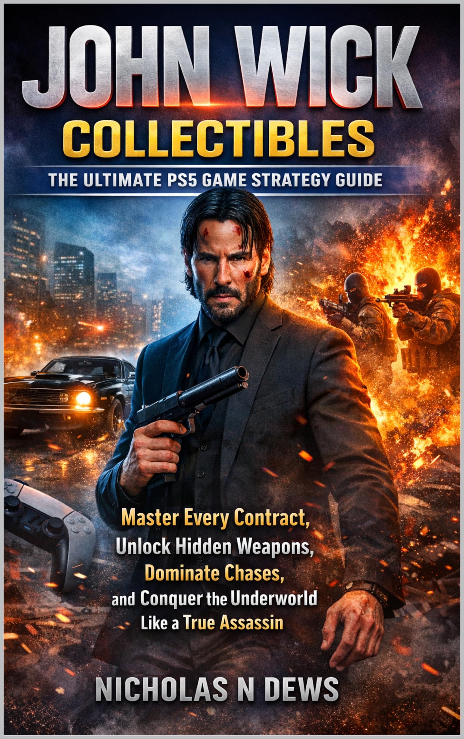 JOHN WICK COLLECTIBLES: THE ULTIMATE PS5 GAME STRATEGY GUIDE: Master Every Contract, Unlock Hidden Weapons, Dominate Chases, and Conquer the Underworld Like a True Assassin