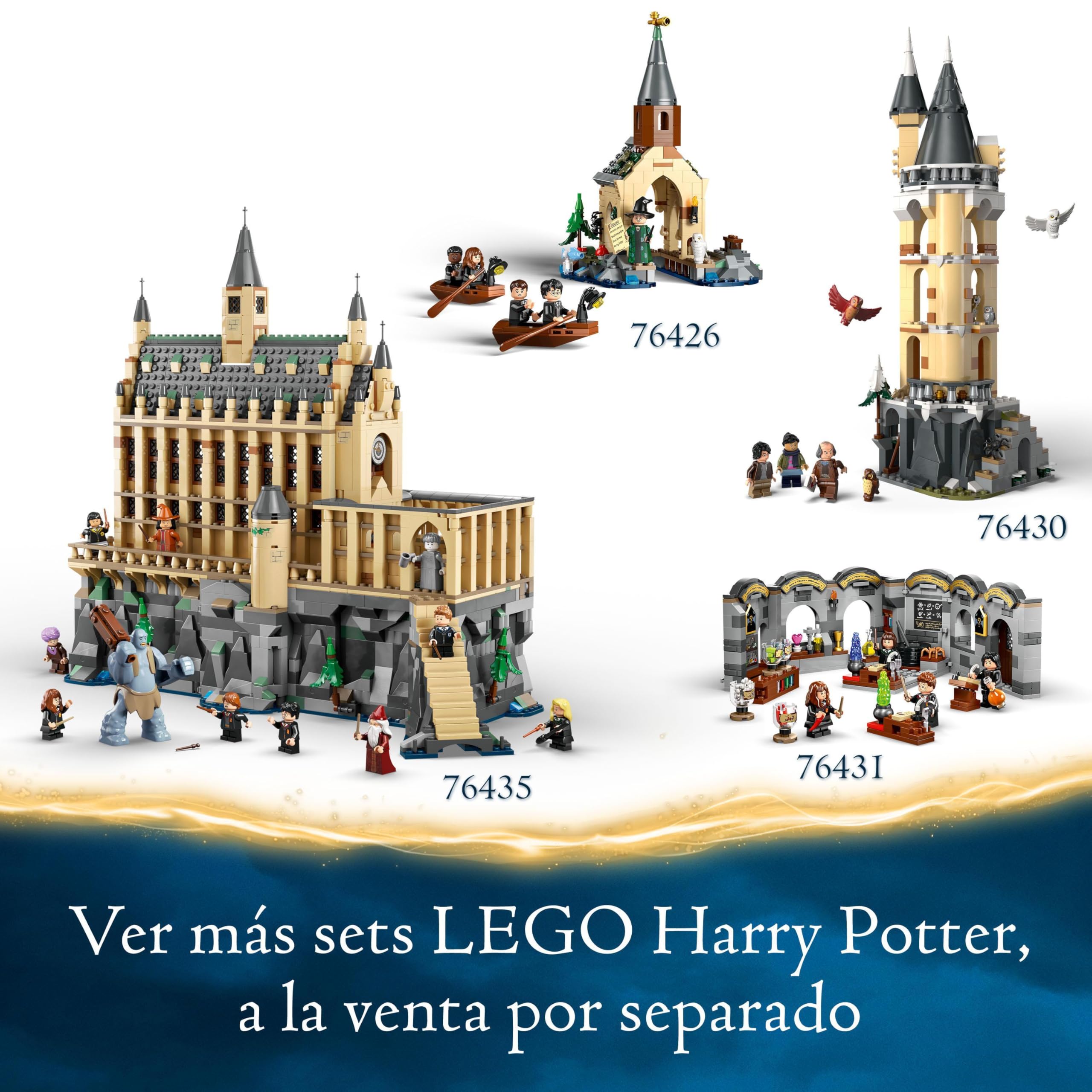 LEGO Harry Potter Calendario de Adviento 2024 Juguete de Fantasía Inspirado en Hogwarts, Juego de Aventuras, 7 Minifiguras, 16 Maquetas, Regalo Pre-Navideño para Niñas y Niños de 8 Años o Más 76438