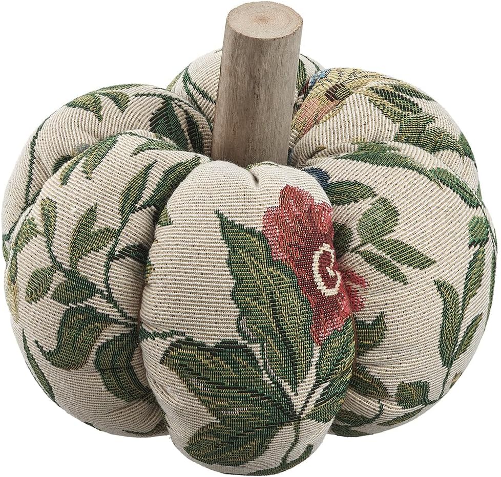 6.5" Hx7 W Artificial Fabric Fall Pumpkin -Mixed Colors (Pack of 12)