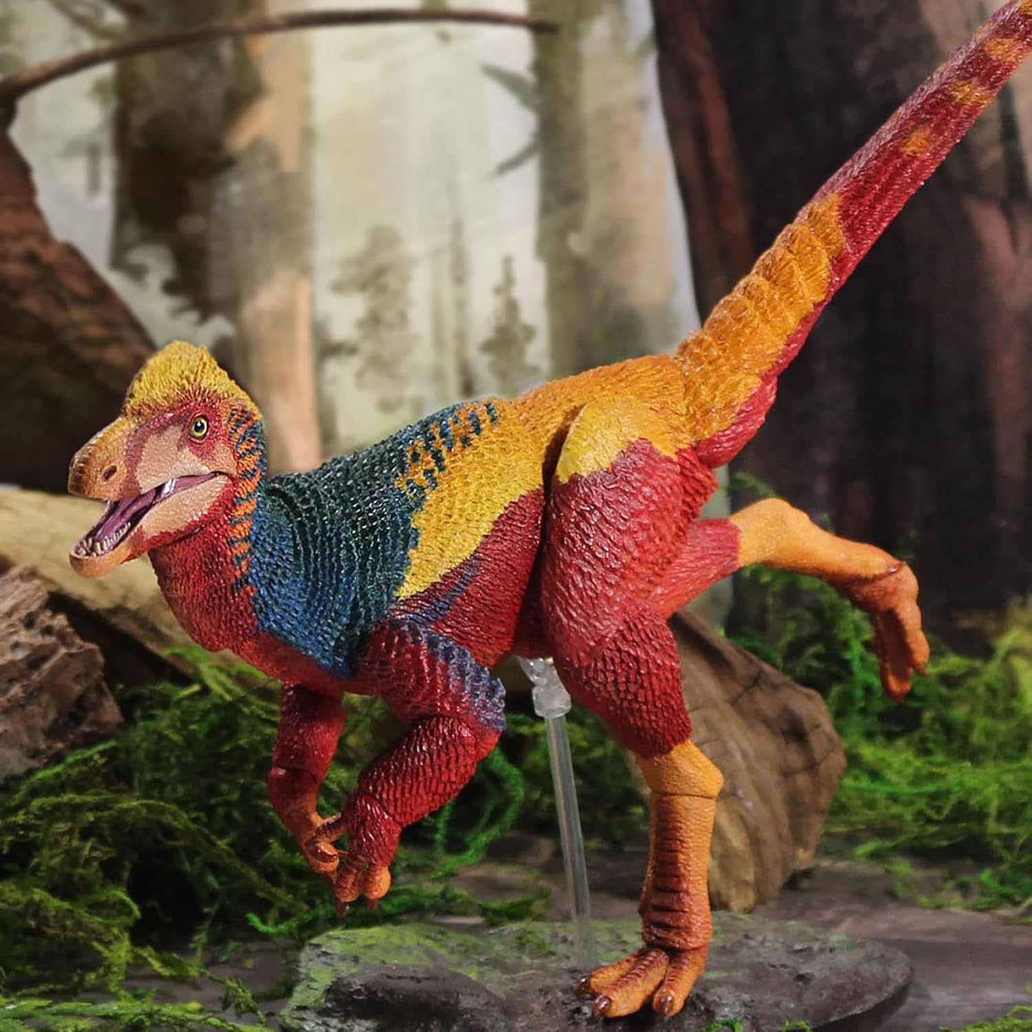 Beasts of The Mesozoic: Dilong Paradoxus -1/6th Scale T-Rex Dinosaur Action Figure, 12" Articulated Collectible Miniature, Detailed Base, Hand-Painted