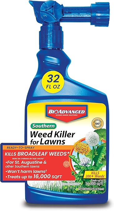 Amazon Com Bioadvanced 704090a Southern Weed Killer For Lawns Ready To Spray 32oz 32 Ounce Patio Lawn Garden