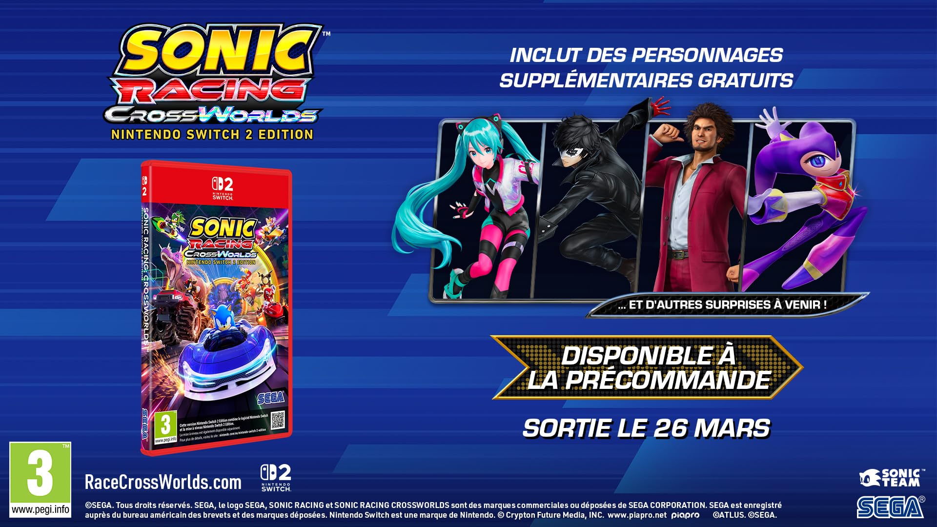 Sonic Racing: Crossworlds - Edizione Nintendo Switch 2 ? Gioco per Nintendo Switch 2
