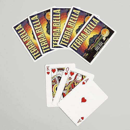Miniatura 7 de Terra Bella Brand, Terra Bella, California, Etiqueta de caja de cítricos (52 cartas, baraja de cartas de tamaño póker con comodines)