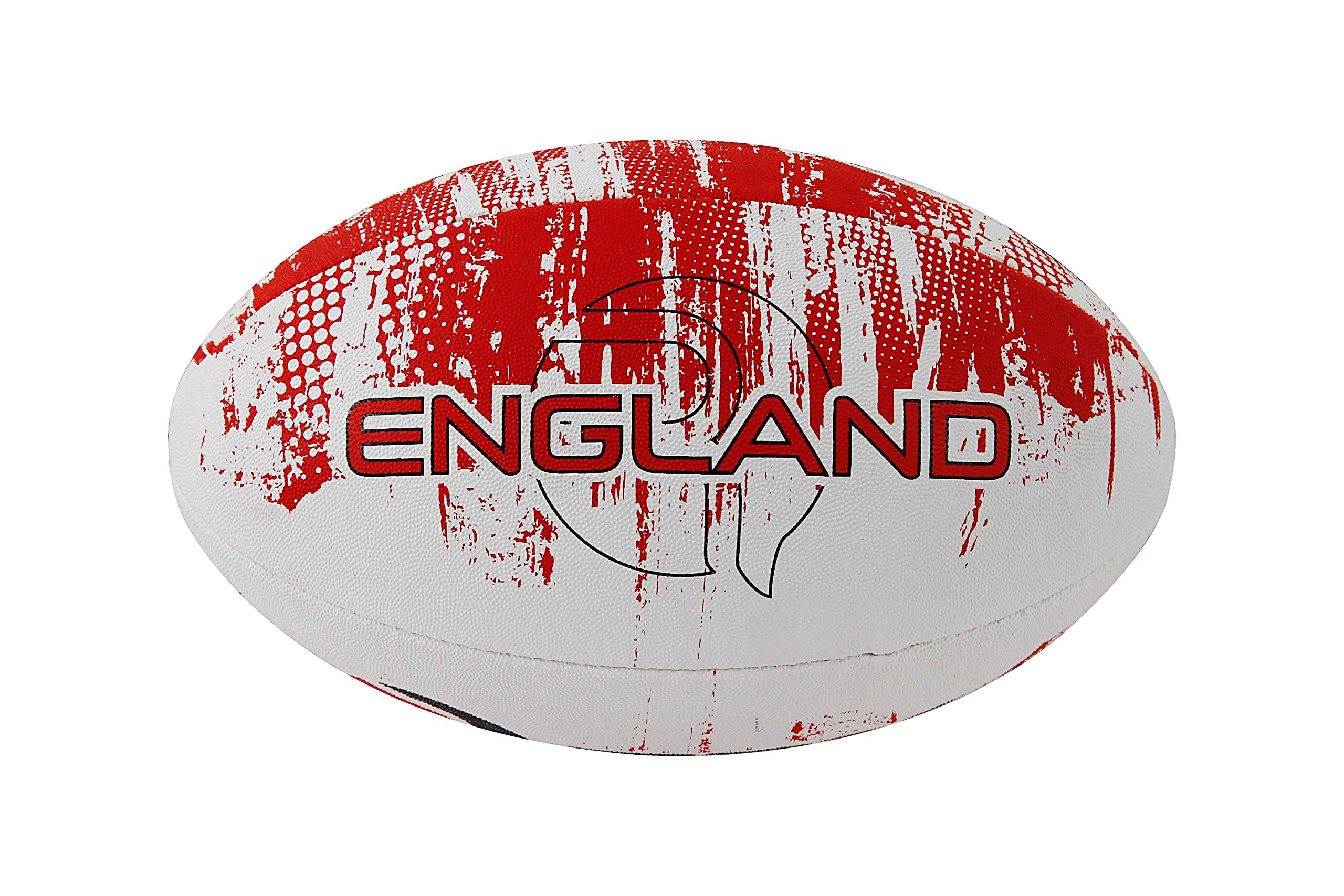 RMAX England 3Ply Synthetic Rubber Rugby Ball Size 5