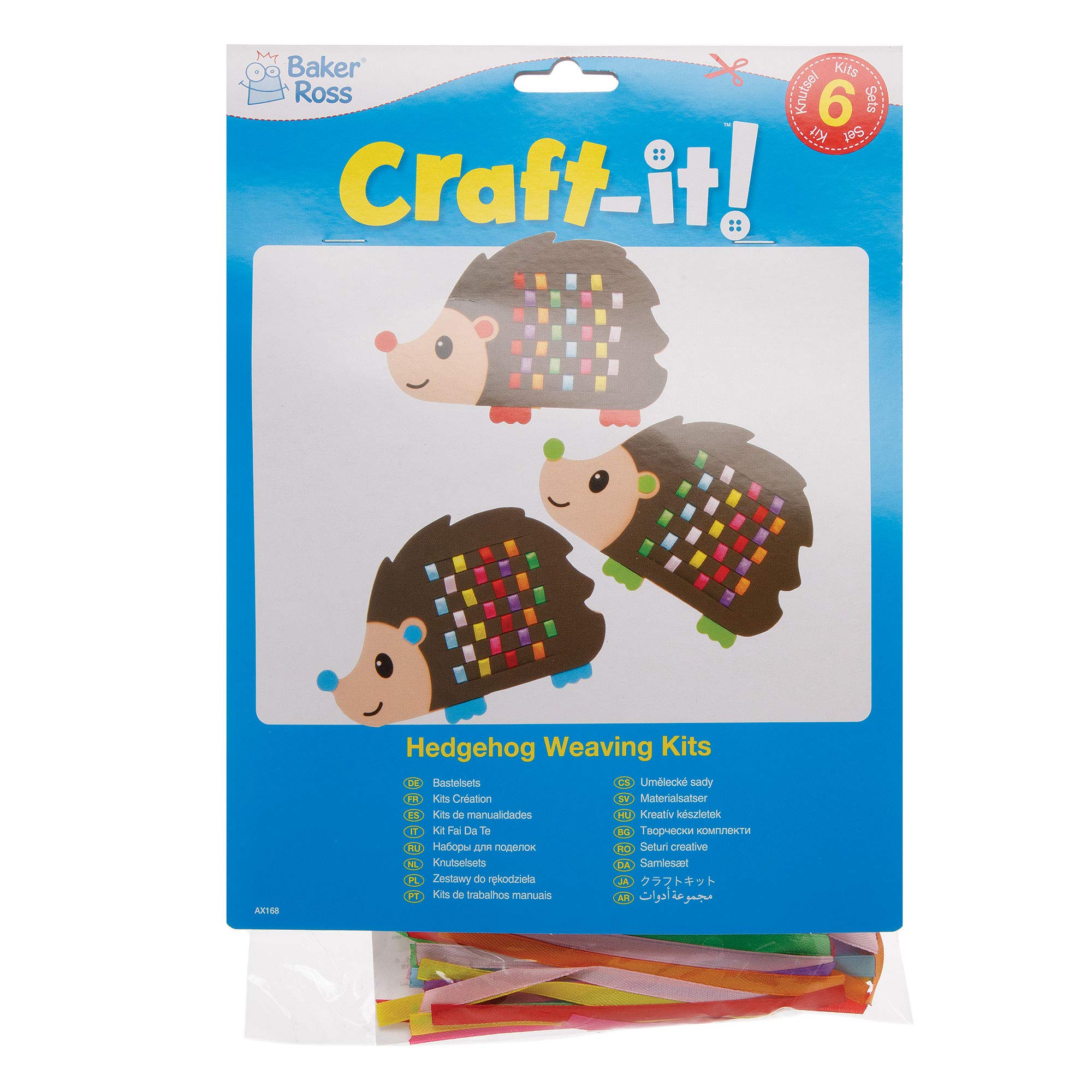 Baker Ross FE125 Kits de décoration spirale en bois arc-en-ciel - Paquet de 4, artisanat en bois pour les enfants à concevoir, peindre et décorer Baker Ross FE125 Kits de décoration spirale en bois arc-en-ciel - Paquet de 4, artisanat en bois pour les enfants à concevoir, peindre et décorer