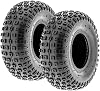 Pair of 2 SunF 15x7-6 15x7x6 Lawn Mower Go-Kart Tire 6 Ply Tires, Tubeless A011