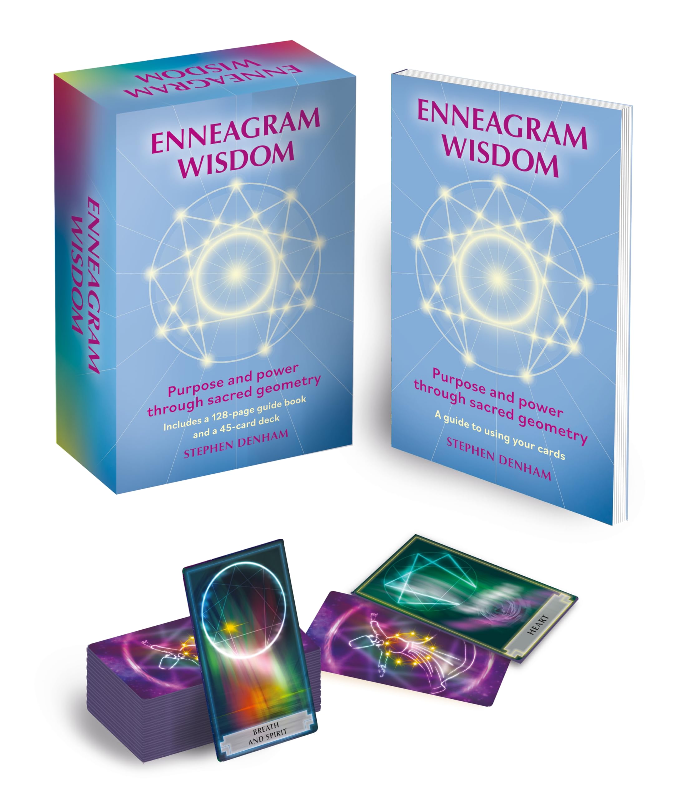 Enneagram Wisdom Book & Card Deck: Know yourself and your purpose through Sacred Geometry