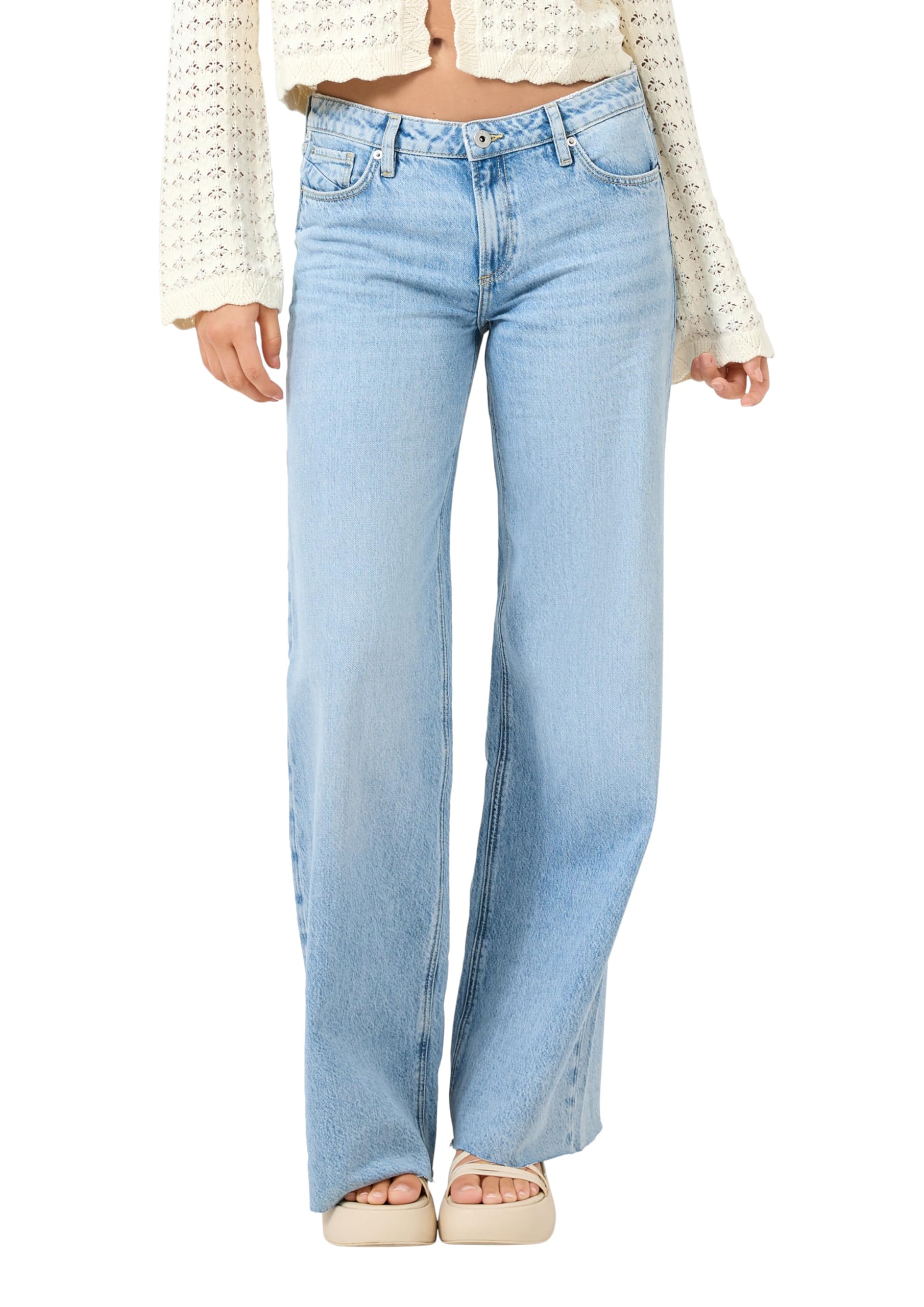 QS Jeans Catie/Mid Rise/Wide Fit