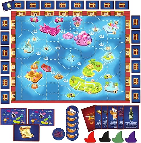 Miniatura 6 de Juegos de mesa de cartas para niños de 8 a 12 años - Juegos de mesa para niños de 4 a 8 años  Juego de 3  Piratas de estrategia  Aventura espacial