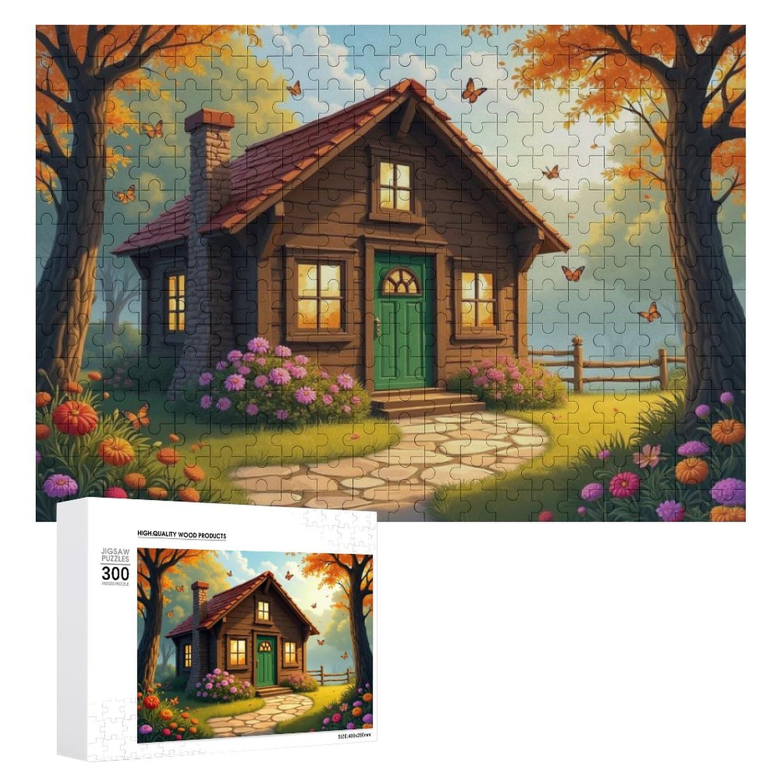 unosaggio ページ Amazon.com: Puzzles for Adults 300 Pieces Wooden Jigsaw Puzzle