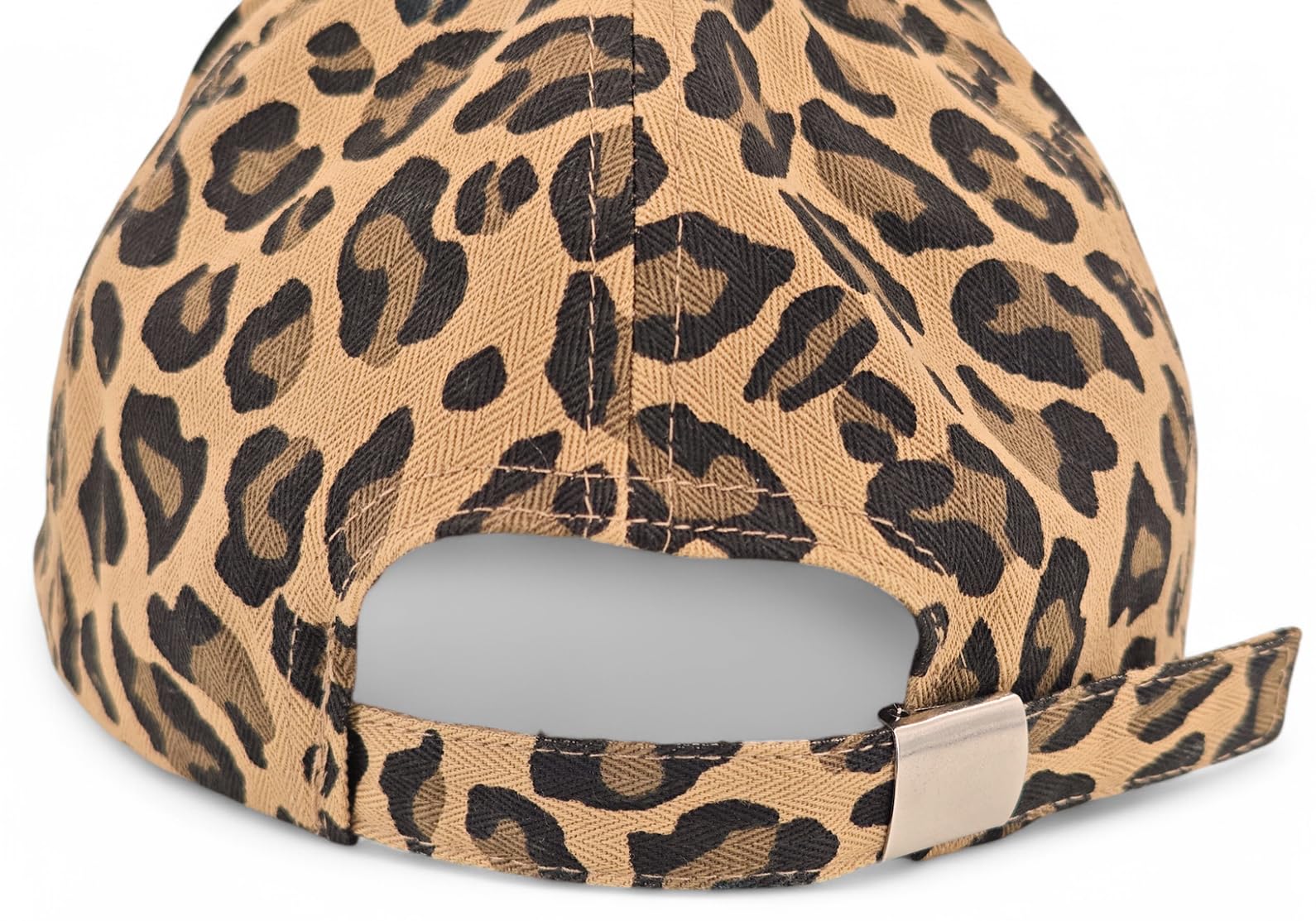 styleBREAKER Caschetto Baseball Donna con Motivo Leopardo, Basecap 6 Pannelli in Cotone, Visiera Curvata, Regolabile e Traspirante