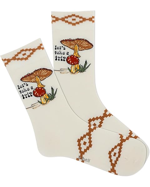 K. Bell Women's Fun Conversation Starter Crew Socks - 1 Pairs - Cool & Cute Pop Culture Gifts