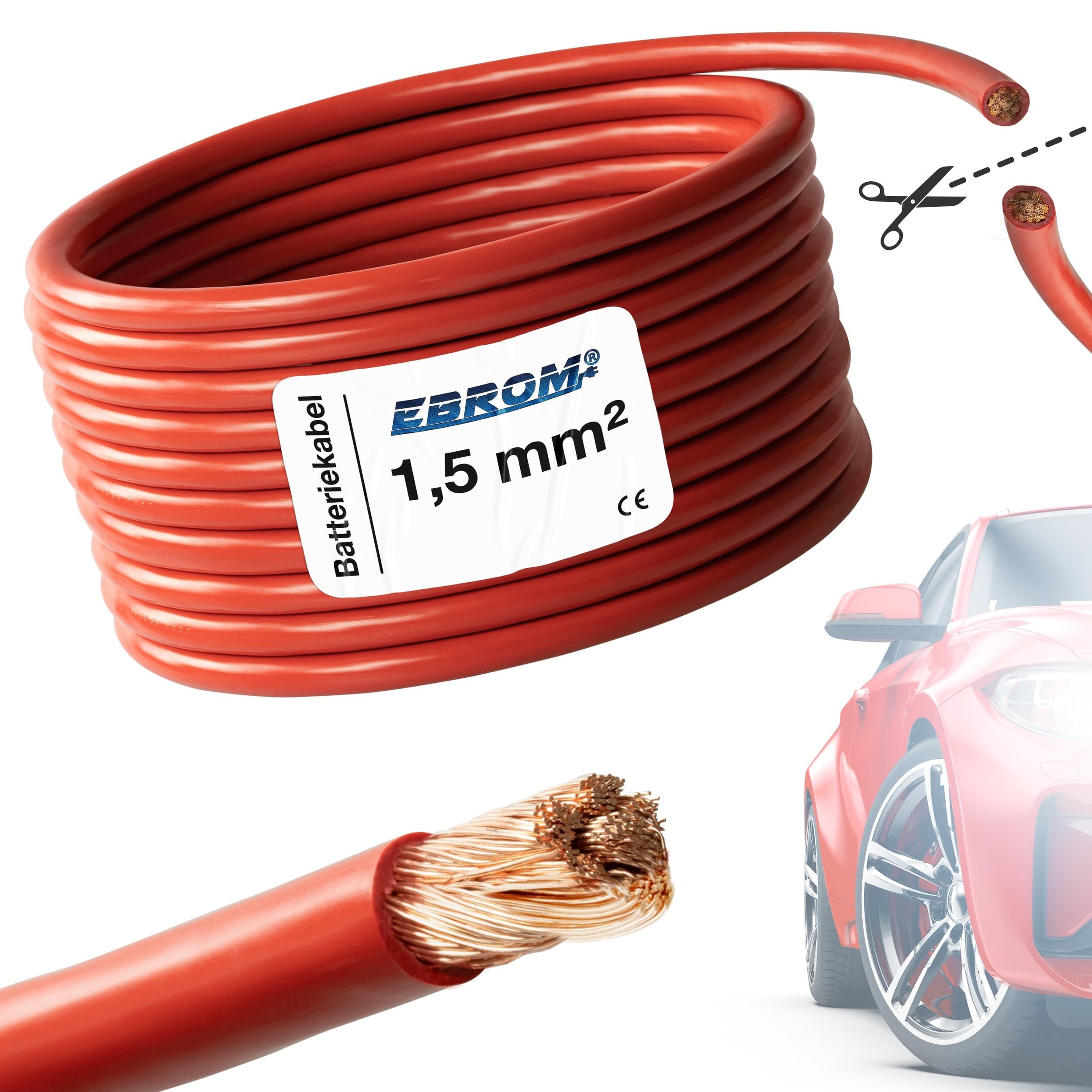 EBROM FLRY 0,5mm2 voertuigkabel