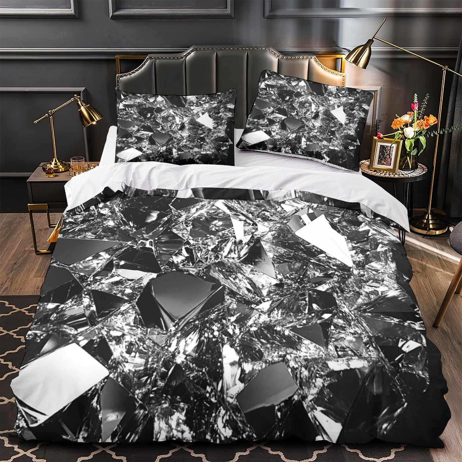 Parure de lit 140x200 verre brisé, l'idée cadeau idéale pour garçon