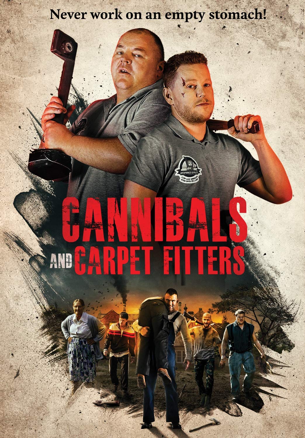 Cannibals & Carpet Fitters DVD ideal para tus noches de cine de terror en casa