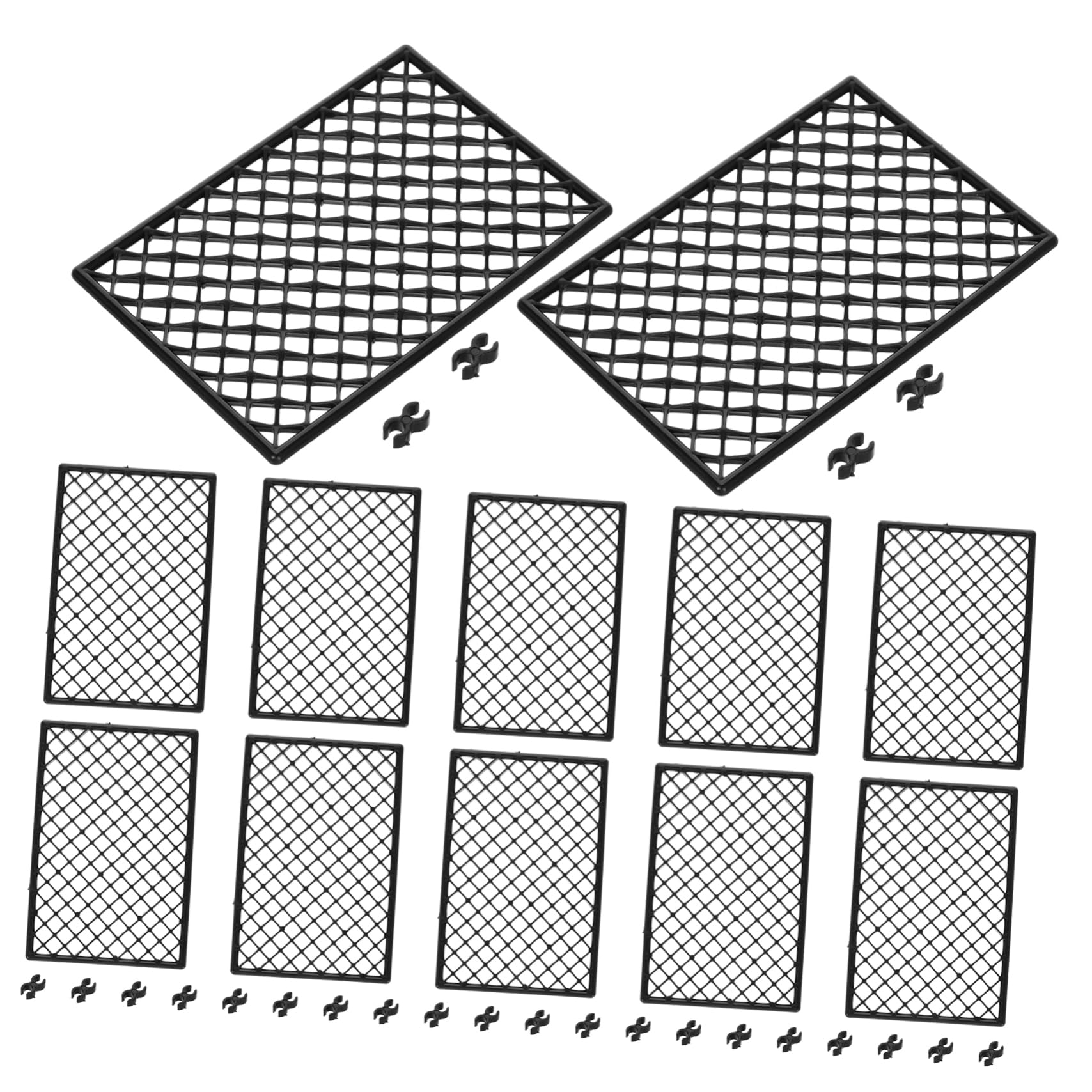 HONMEET Remote Control Car Drift Garage Panel DIY Mesh Parking Panel Model for Car Enthusiast