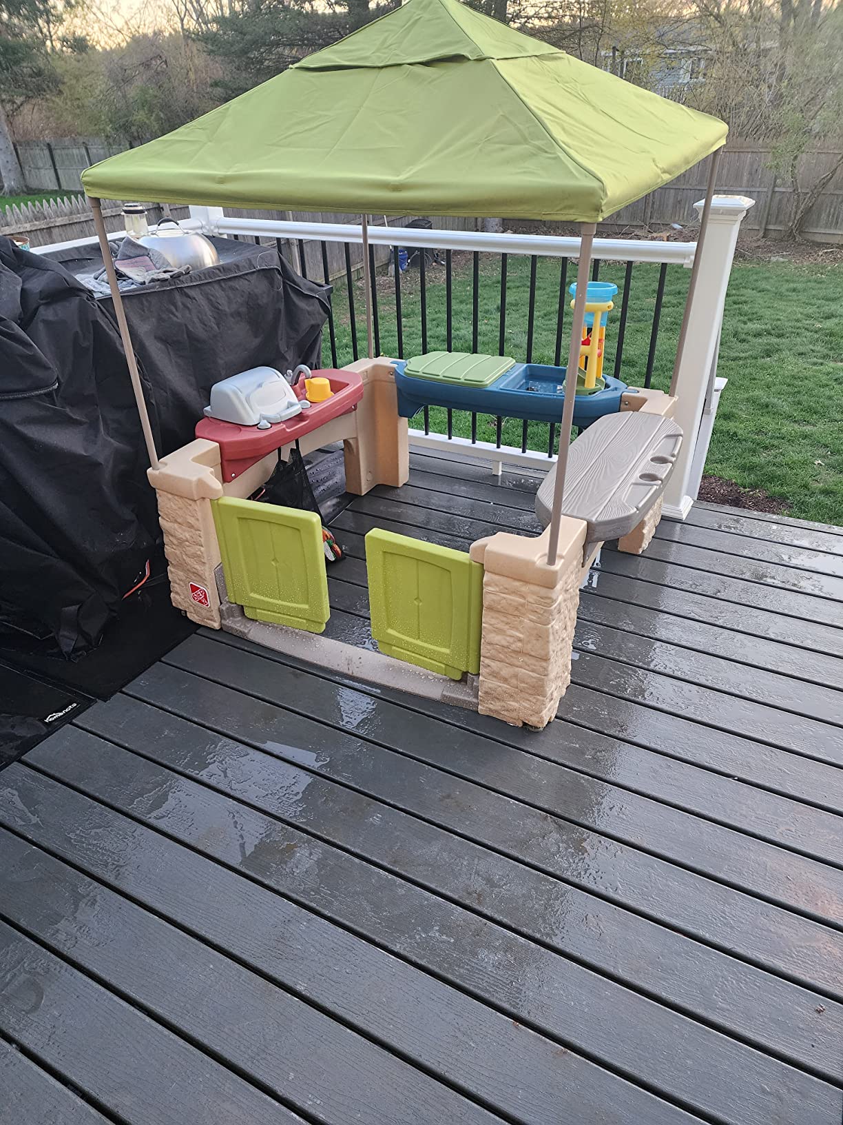 43/mo Finance Step2 All Around Playtime Patio with Canopy Playset