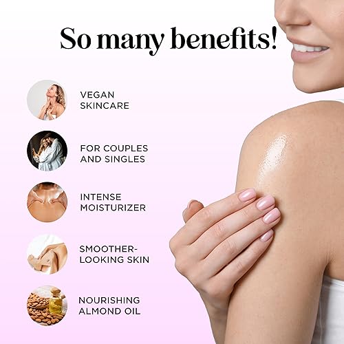 Miniatura 2 de Aceite de masaje de lavanda para parejas  Aceite de masaje corporal completo no graso, no mancha, irresistiblemente sedoso, para terapia de masaje