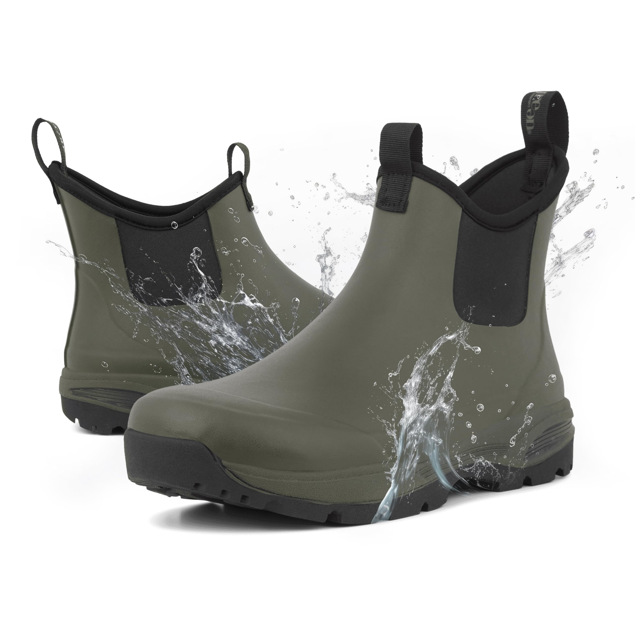 Gummistiefel Herren Halbhoch | Wasserdicht Gummistiefel Herren Kurz für Männer