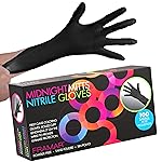 FRAMAR Powder Free Nitrile Gloves Small - 12 INCH Latex Free Gloves Disposable, Guantes Desechables, For Hair Dye, Cleaning, Tattoo - Extra Durable & Resistant - 100 Pack