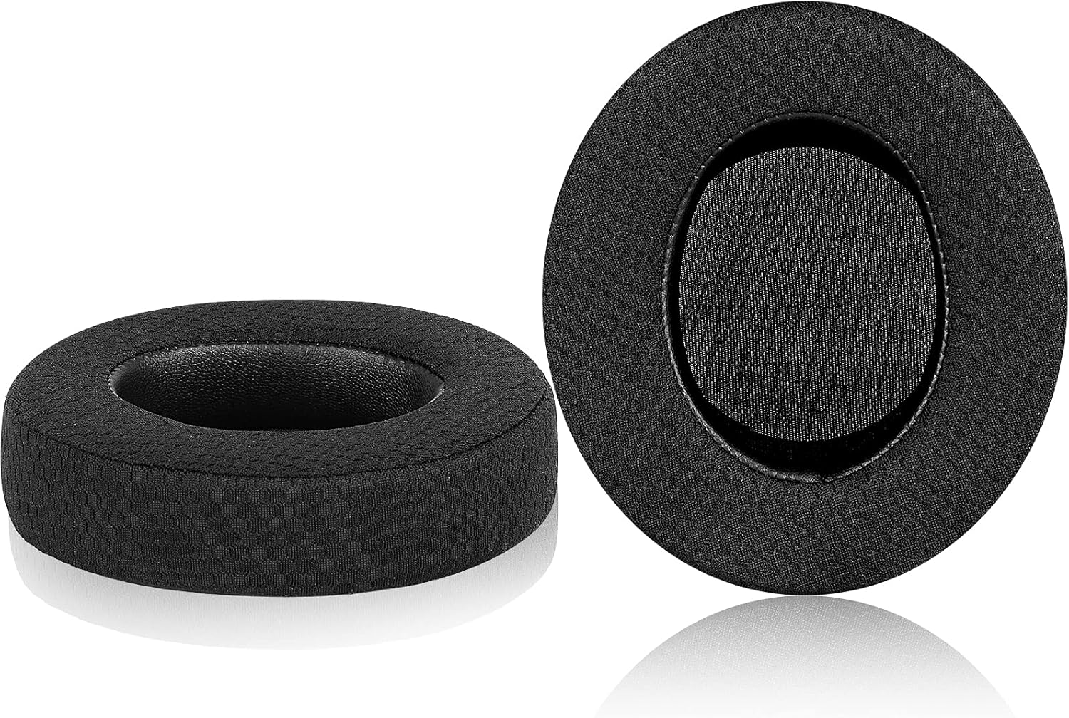 Kraken V2 PRO Earpads, Replacement Mesh Fabric & Memory Foam Ear Cushion Kit Pad Cover for Razer Kraken V2 PRO Headphone ONLY - Oval (Black)