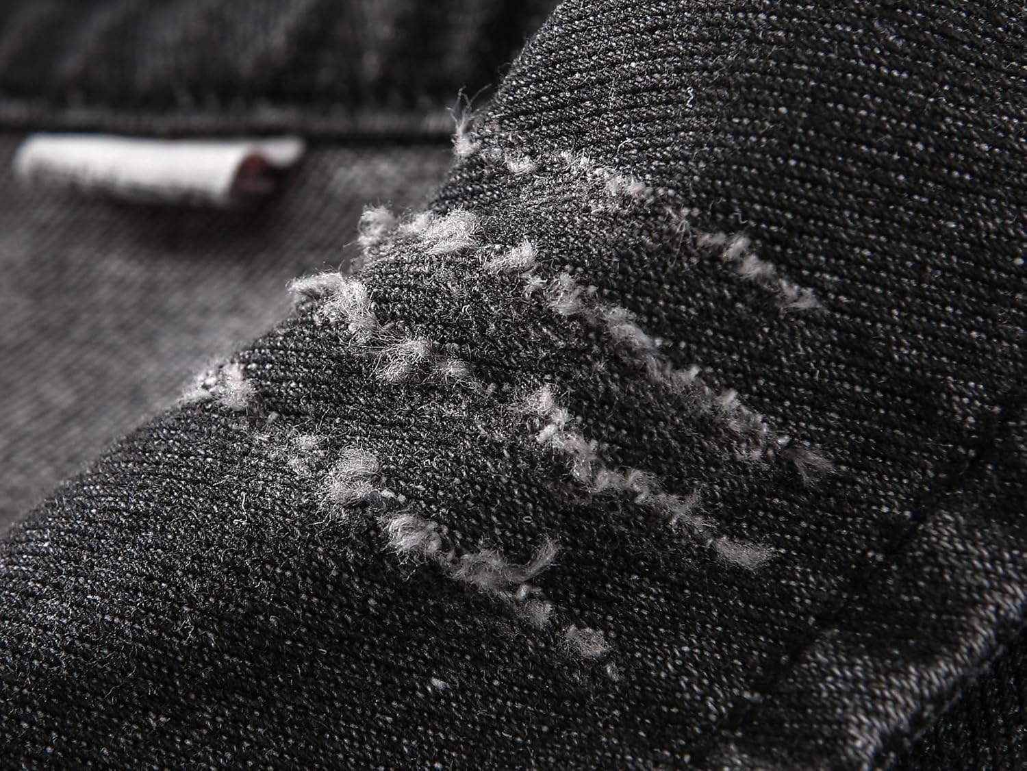 Kedera Womens Denim Jackets Distressed Ripped Long Sleeve Jean Jacket Coats - Image 5